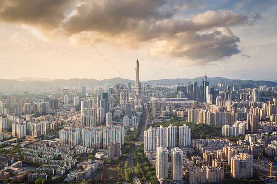 深圳平安大厦天际线图片