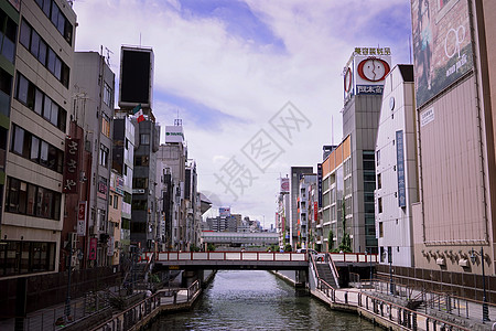 旅游店大阪心斋桥背景