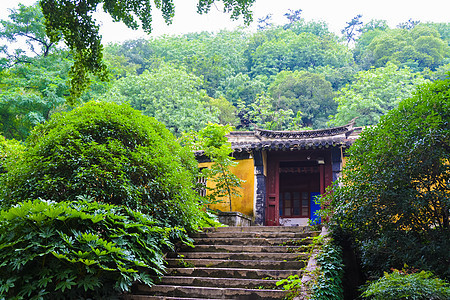 江苏六大著名风景区之狼山寺庙图片