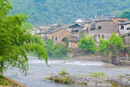 江西赣州江西瑶里古镇风光背景