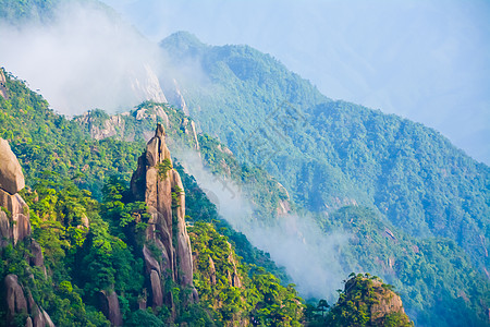 江西上饶三清山云海背景