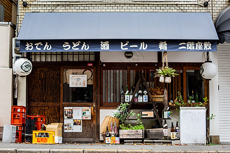 日本酒馆大阪街道高清图片