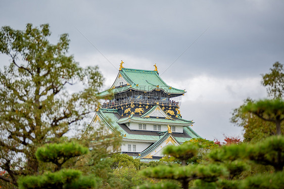 日本大阪城图片