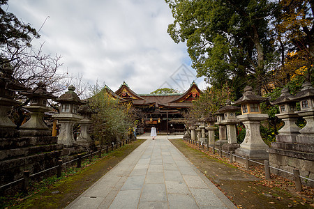 日本天满宫秋景图片