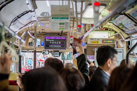 日本刺身日本公交背景