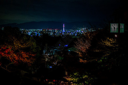 日本京都夜景图片