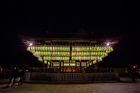 日本八坂神社夜景图片