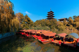 湖北襄阳唐城青龙寺建筑图片