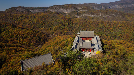 陕西铜川大香山背景图片