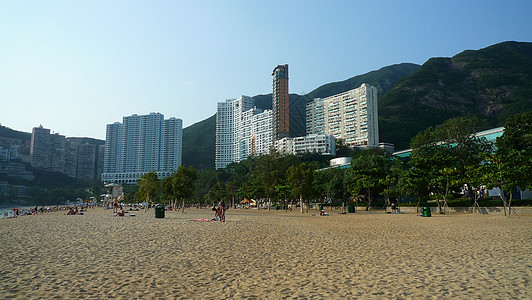 香港浅水湾香港富豪聚居区高清图片