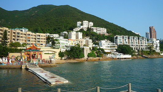 水坡香港浅水湾背景