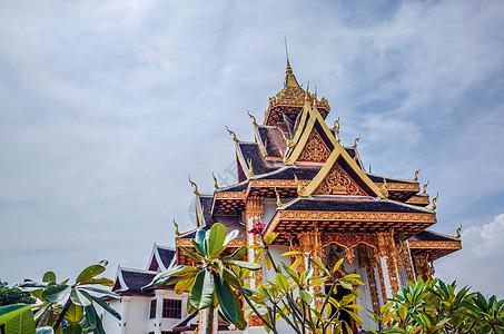 老挝万象西孟寺东南亚高清图片素材