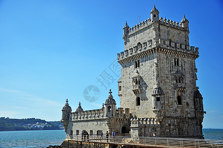 葡萄牙文化贝伦塔 Belém Tower背景