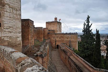 世界建筑阿尔罕布拉宫 La Alhambra背景