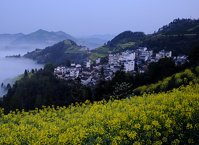 安徽石潭风景区景色背景图片