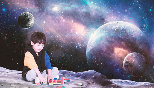 儿童的宇宙幻想图片素材 正版创意图片 摄图网 儿童的宇宙幻想图片素材 正版创意图片 摄图网