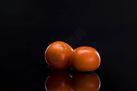 新鲜柿子背景图片