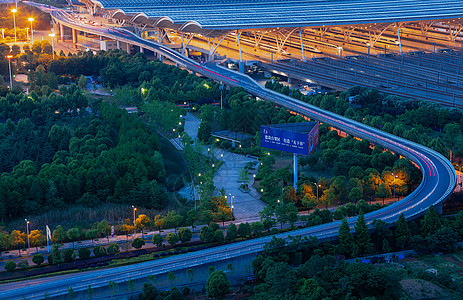 武汉火车站夜景图图片