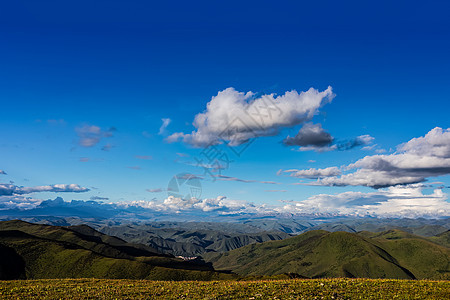 贡嘎雪山背景图片