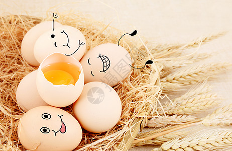 卡通粽子表情包创意鸡蛋设计图片