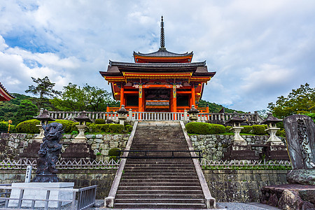 日本京都清水寺背景