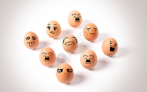 鸡蛋表情包背景图片