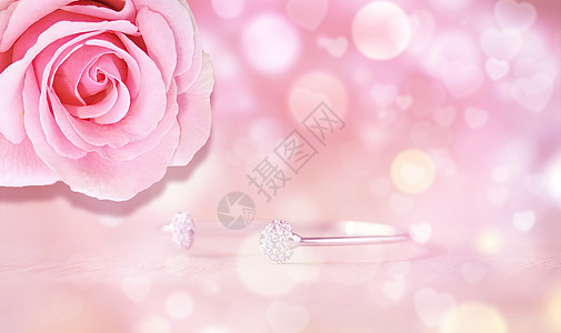 珍珠戒指婚礼戒指设计图片