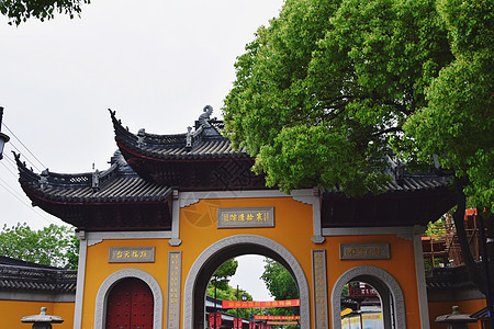 放飞理想苏州寒山寺背景