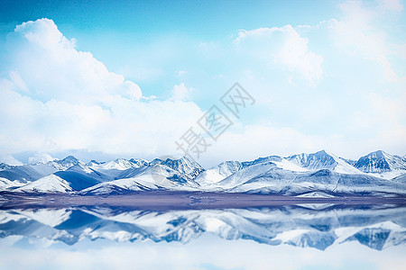 雪山山脉图片