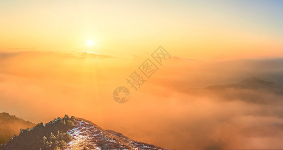 夕阳风景图片