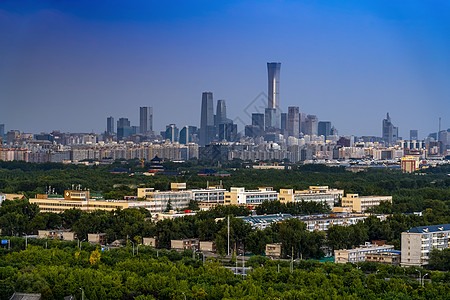 北京CBD北京国贸高楼背景