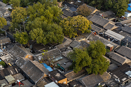 北京胡同四合院背景图片