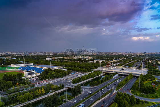 永定门远景国贸的高楼图片