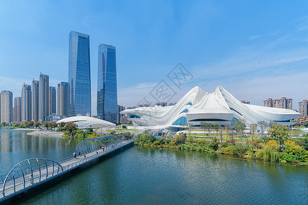 大空间湖南长沙梅溪湖大剧院背景