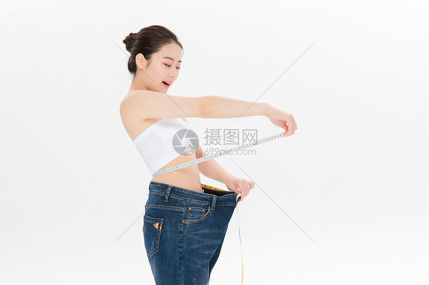 减肥成功的瘦身美女图片