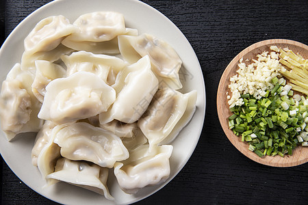 饺子水饺背景图片