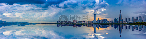 美丽深圳湾城市图片