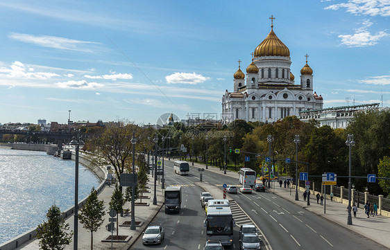 莫斯科基督救世主大教堂风光图片