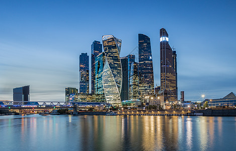 莫斯科现代化金融商业区莫斯科城图片