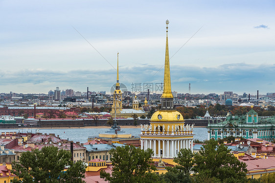 俯瞰圣彼得堡全貌图片