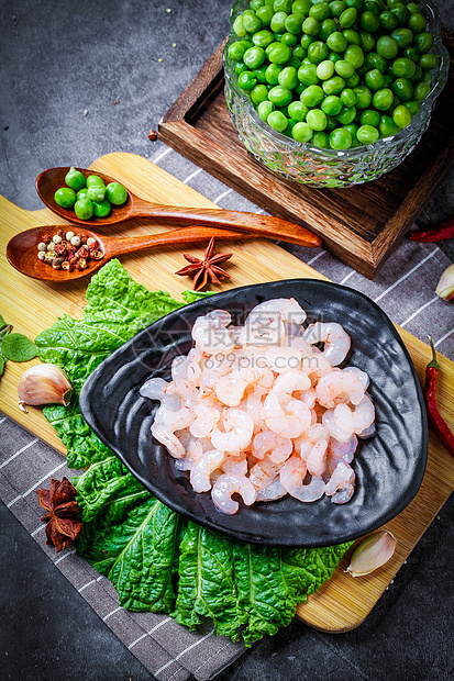 豌豆虾仁图片