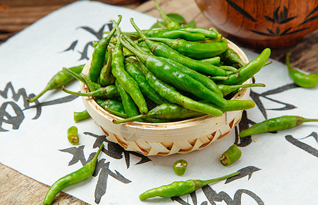 贵州小青椒美食调料调味高清图片