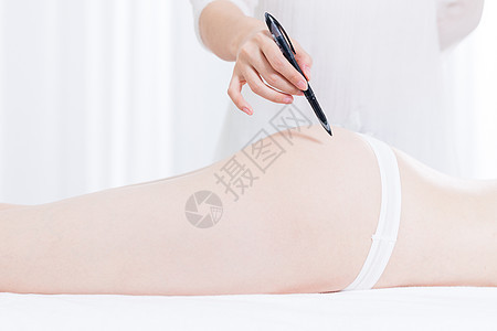女性养生SPA臀部塑形背景图片