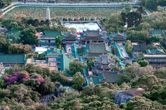 厦门南普陀寺全景图片