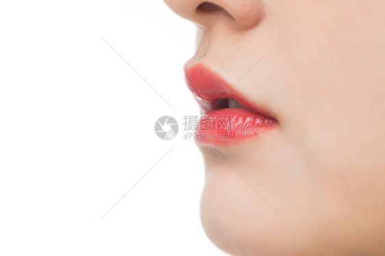 女性嘴唇红唇图片
