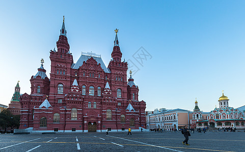 莫斯科红场上的国家历史博物馆图片