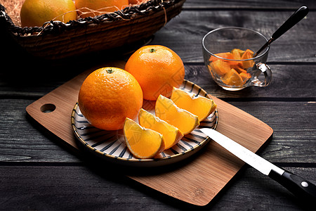 橘子橙子黄果柑高清图片