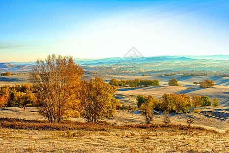 乌兰布统景区内蒙古自治区乌兰布统敖包吐景区背景