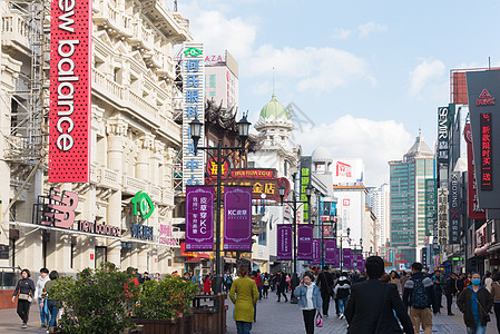 沈阳城市风光中街背景图片