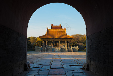 沈阳世界文化遗产清昭陵背景图片